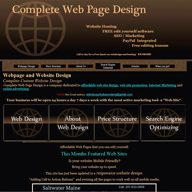 sample website designs